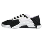Dolce & Gabbana White Black Low Top NS1 Sneakers Shoes LA11821#4-37.5