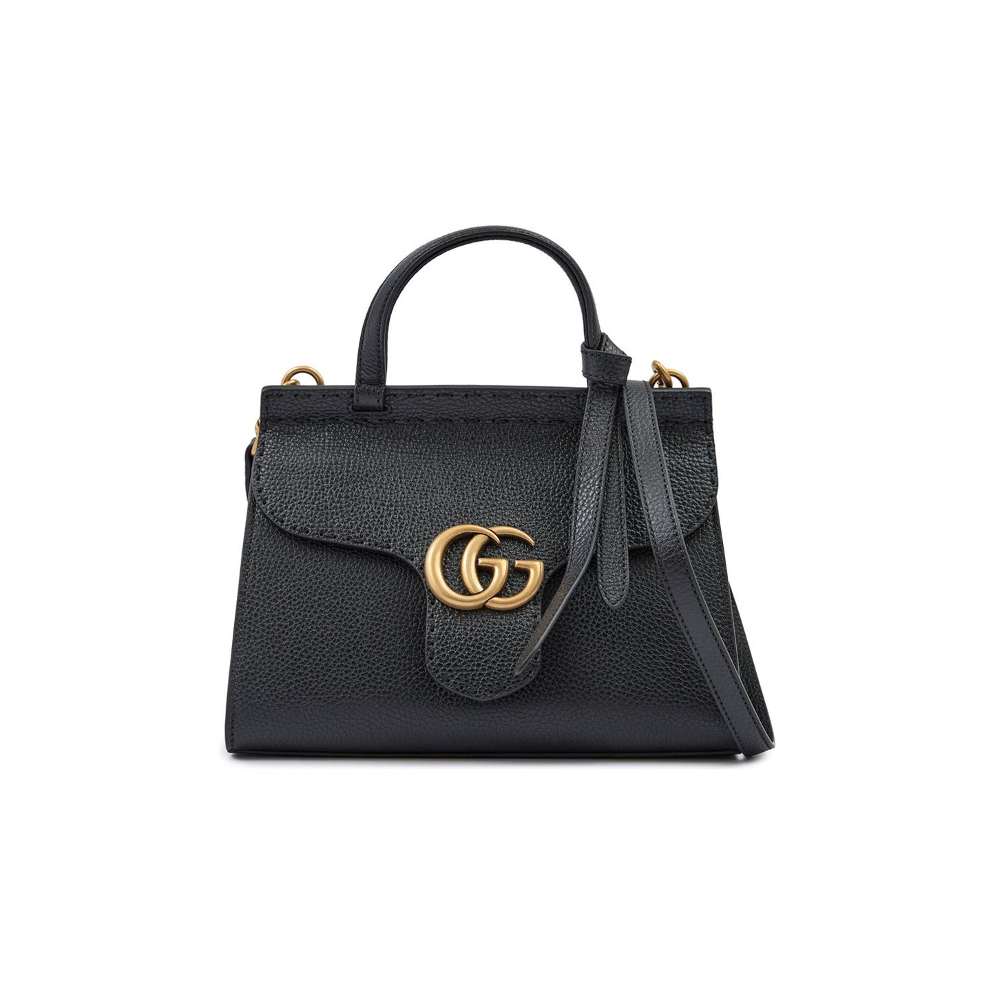 Gucci Black Leather GG Marmont Handbag 779796A7MOT1000