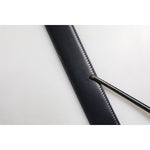 Dolce & Gabbana Black Blue Leather Gold Buckle Reversible Belt BEL9253-90
