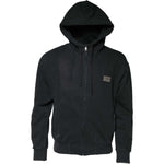 Dolce & Gabbana Black Logo Full Zip Hooded Men Sweatshirt Sweater TSH90596-44