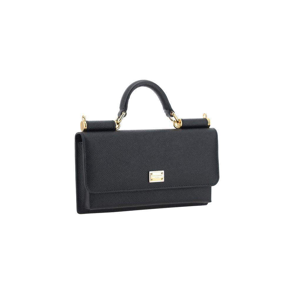 Dolce & Gabbana Micro Sicily Shoulder Bag 1728,72470364320,Bags,Black,Dolce & Gabbana,New with tags,Shoulder Bags - Women - Bags,Women,Women - Bags Dolce & Gabbana DOBI3280A100180999BB