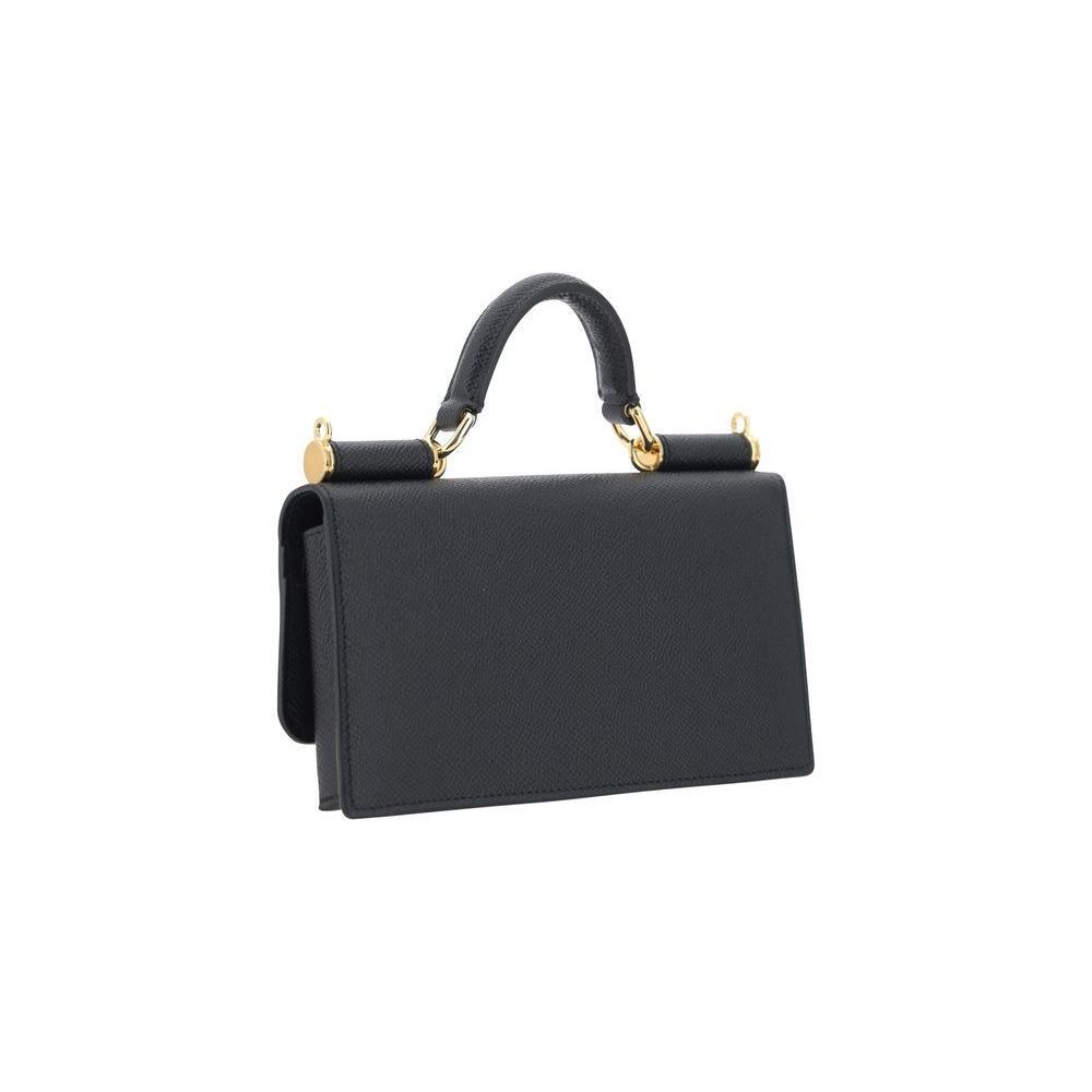 Dolce & Gabbana Micro Sicily Shoulder Bag 1728,72470364320,Bags,Black,Dolce & Gabbana,New with tags,Shoulder Bags - Women - Bags,Women,Women - Bags Dolce & Gabbana DOBI3280A100180999BB