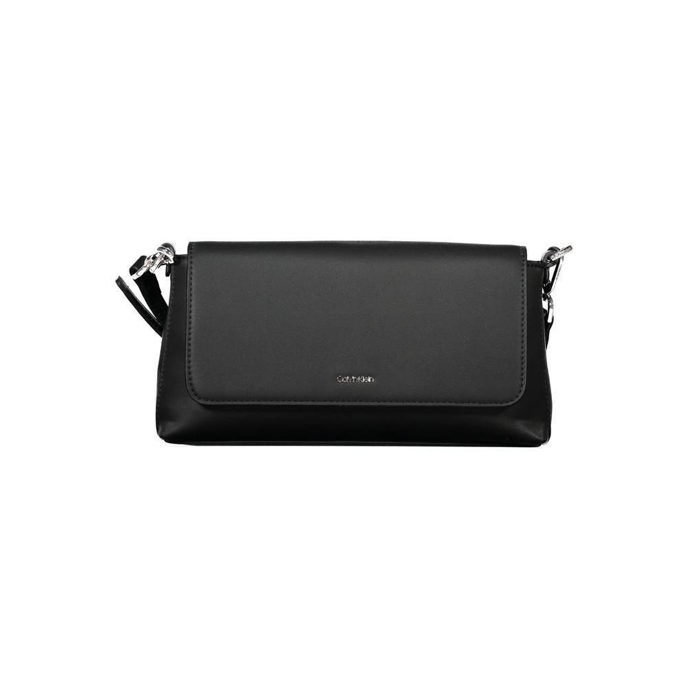Calvin Klein Black Polyester Women Handbag CA-33620