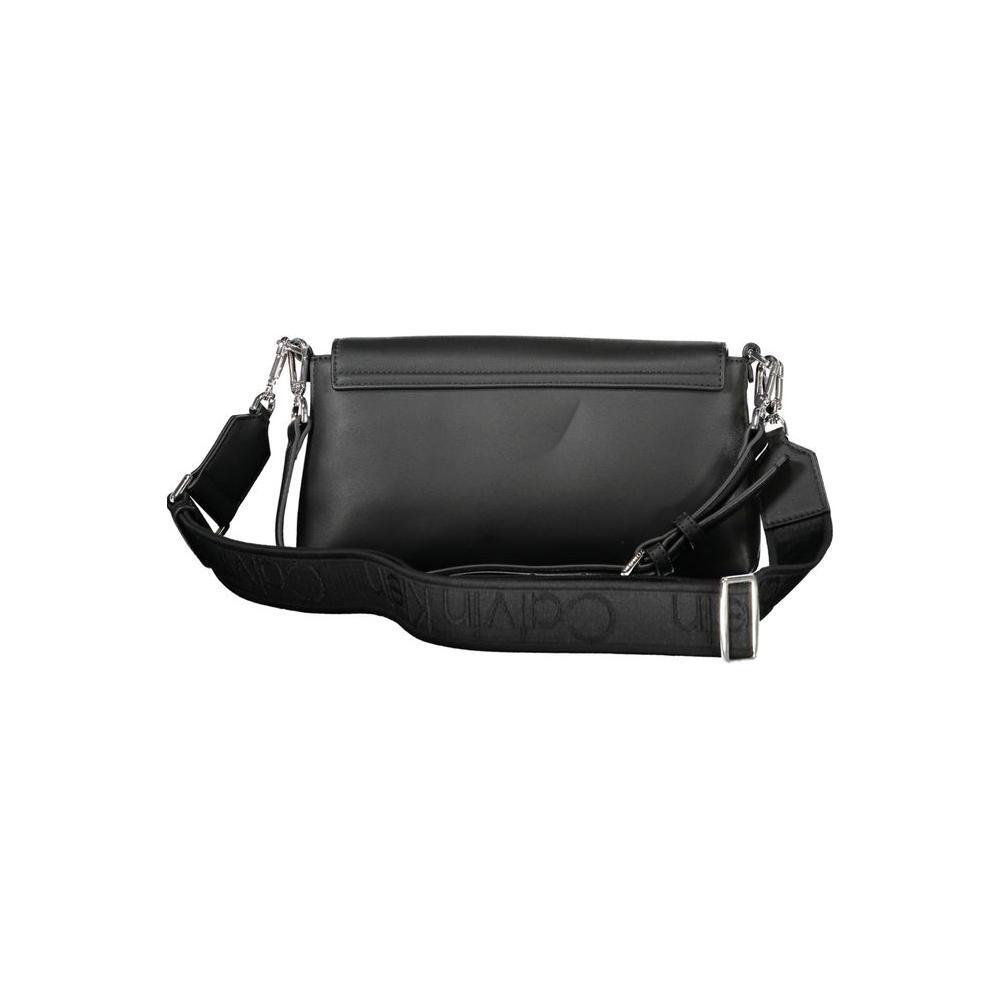 Calvin Klein Black Polyester Women Handbag CA-33620