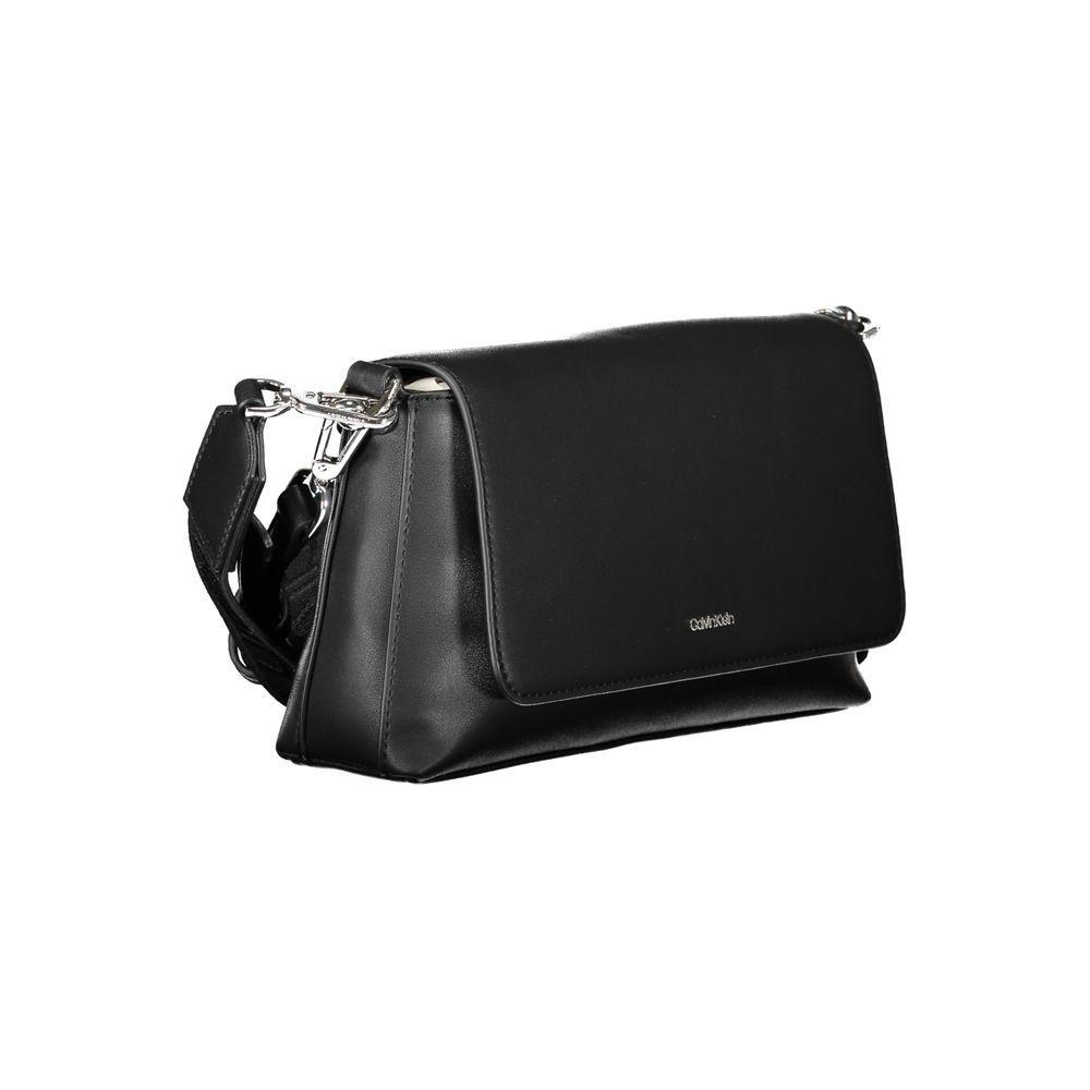 Calvin Klein Black Polyester Women Handbag CA-33620