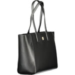 Tommy Hilfiger Black Recycled Polyester Women Handbag TO-36364
