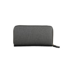Mario Valentino Black Polyethylene Wallet VA-36211