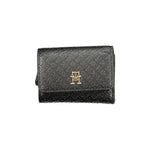Tommy Hilfiger Black Polyethylene Women Wallet TO-36349