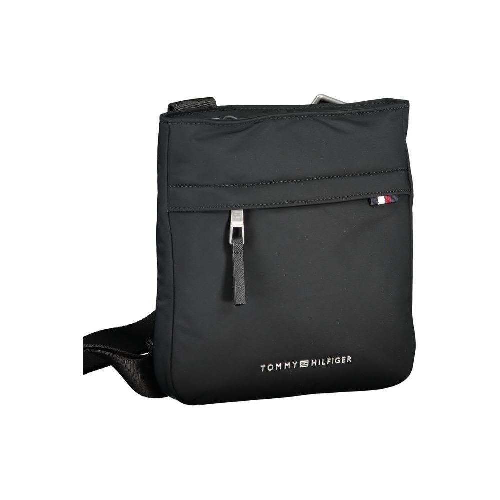 Tommy Hilfiger Black Polyester Shoulder Bag TO-30685
