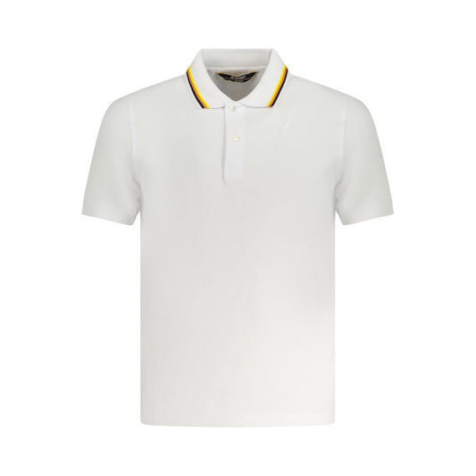 K-WAY White Cotton Polo Shirt