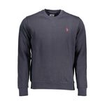 U.S. POLO ASSN. Blue Cotton Men Sweater