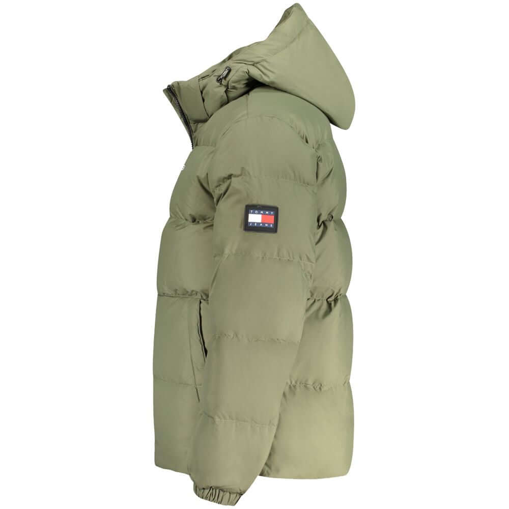 Tommy Hilfiger Green Polyester Men Jacket TO-33218-S