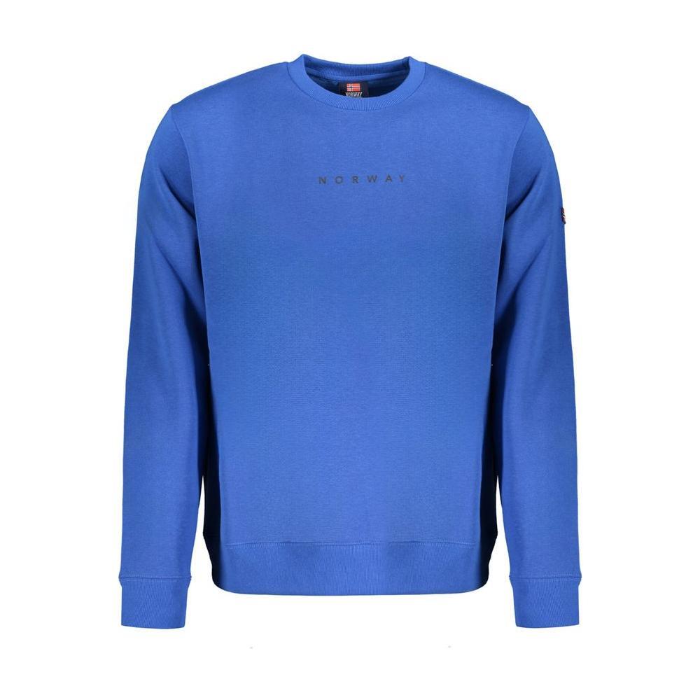 Norway 1963 Blue Cotton Men Sweater