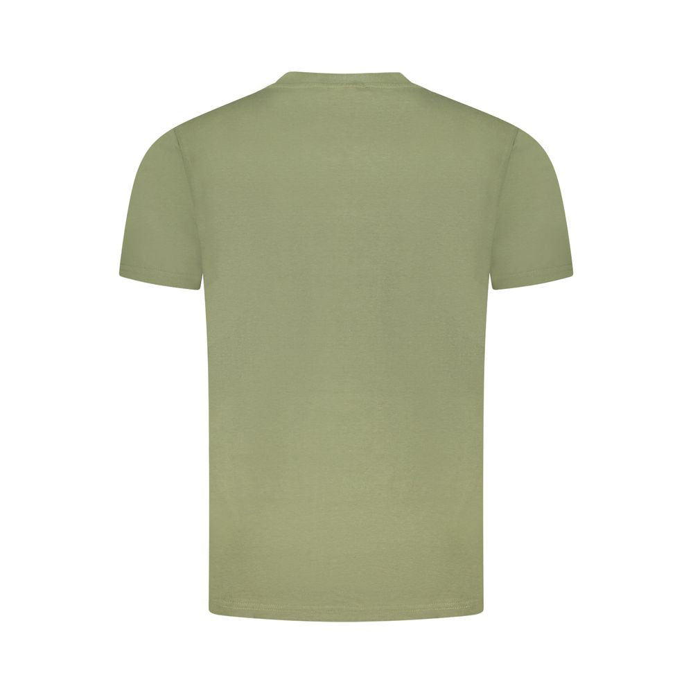 Cavalli Class Green Cotton T-Shirt