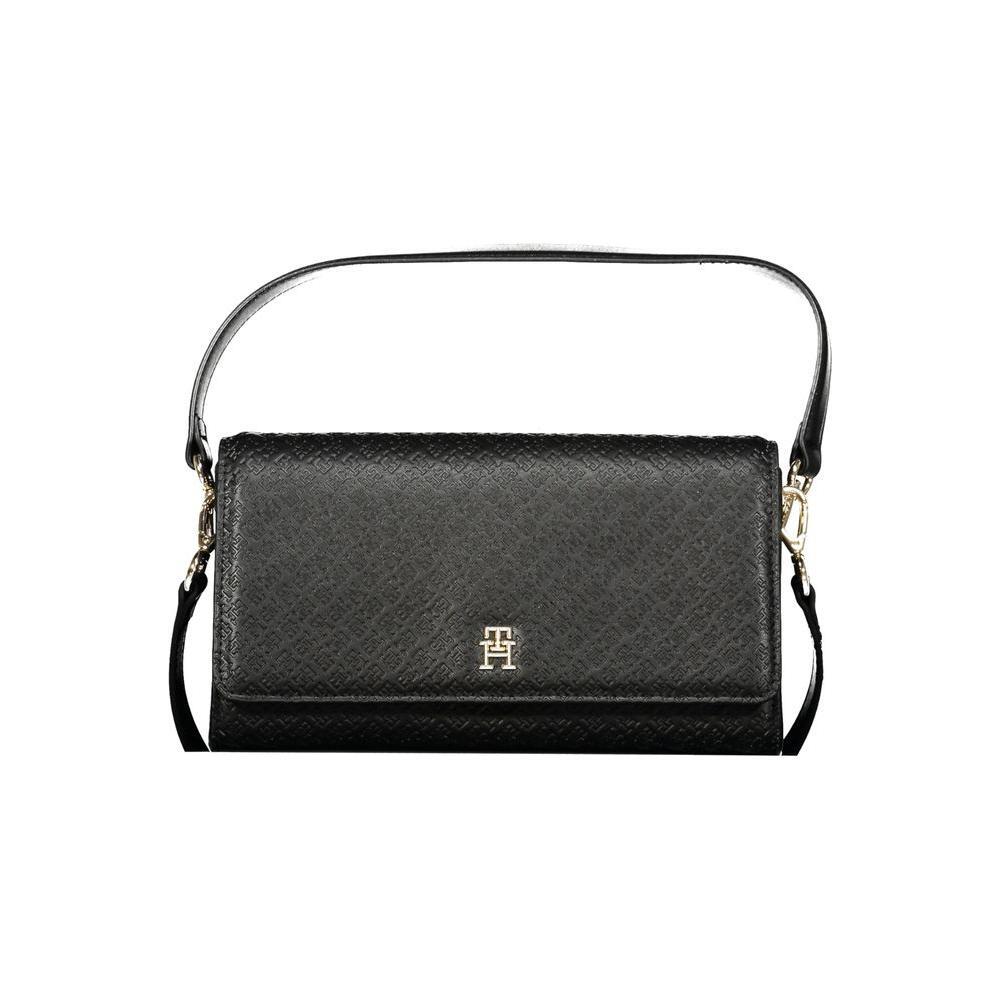 Tommy Hilfiger Black Polyethylene Women Handbag TO-36347