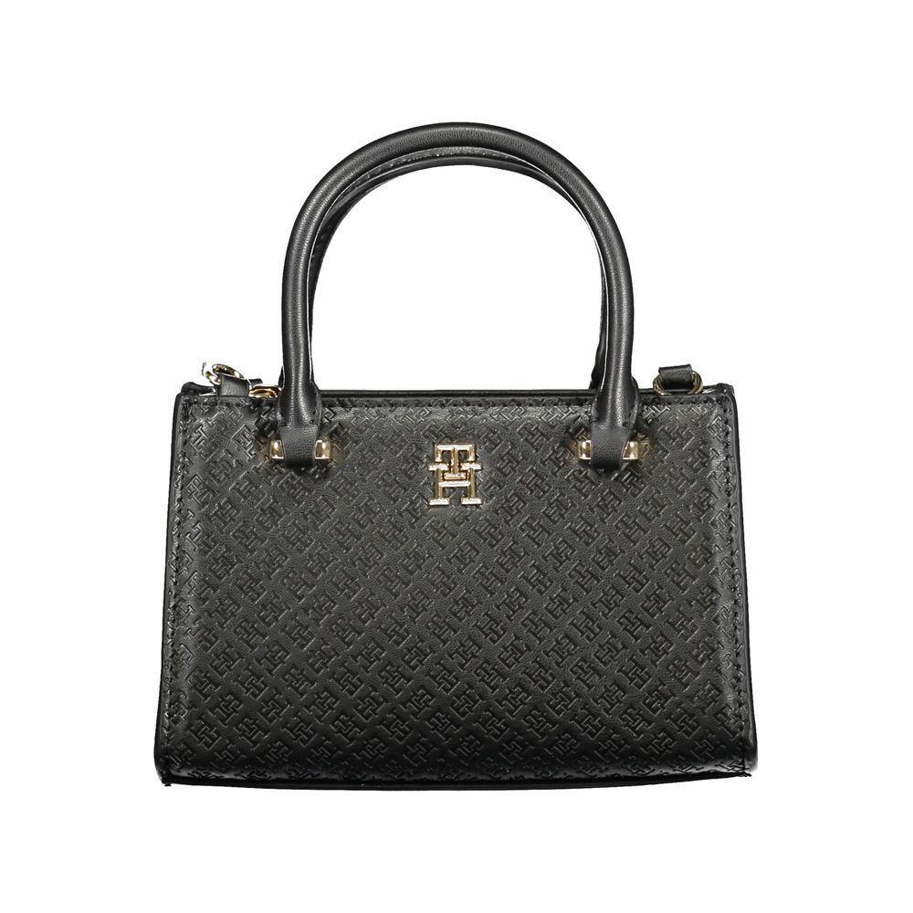 Tommy Hilfiger Black Polyethylene Women Handbag TO-36348