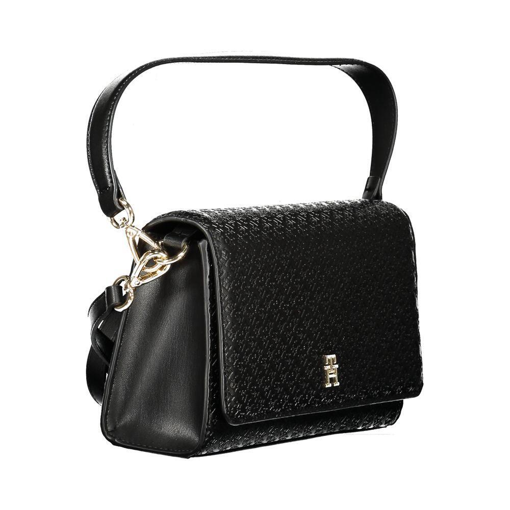 Tommy Hilfiger Black Polyethylene Women Handbag TO-36347