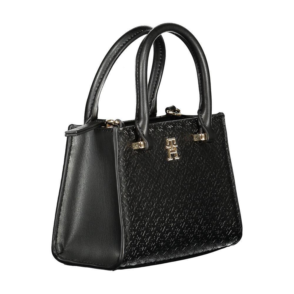 Tommy Hilfiger Black Polyethylene Women Handbag TO-36348