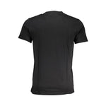 Cavalli Class Black Cotton T-Shirt CA-28477-L