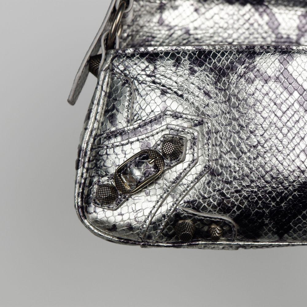 Balenciaga Gray Calfskin Handbag BA-15544