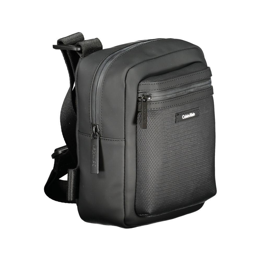 Calvin Klein Black Polyester Men Shoulder Bag CA-36288