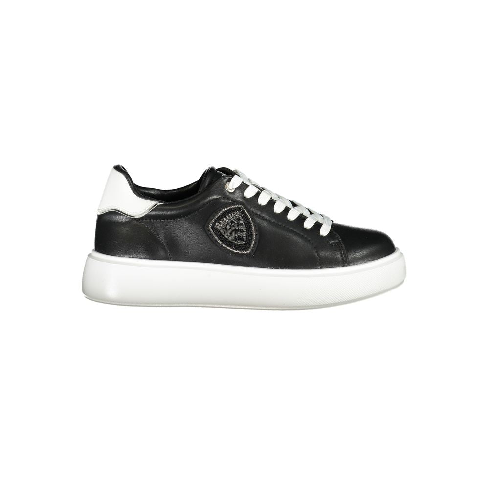 Blauer Black Leather Women Sneaker BL-35726-EU36/US6
