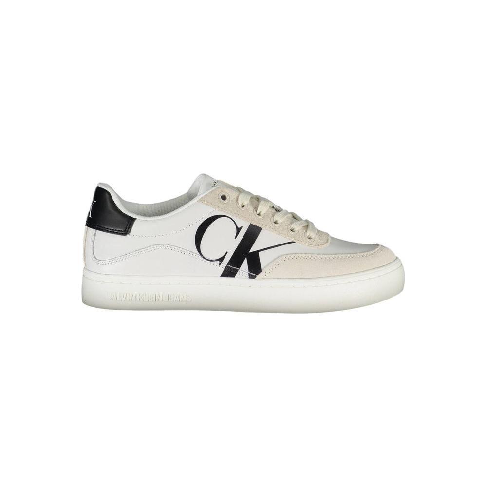 Calvin Klein White Polyester Sneaker 1728,67403481248,Calvin Klein,EU38/US8,EU40/US10,EU41/US11,New with tags,Shoes,Sneakers - Women - Shoes,White,Women,Women - Shoes Calvin Klein CA-26147-EU38/US8