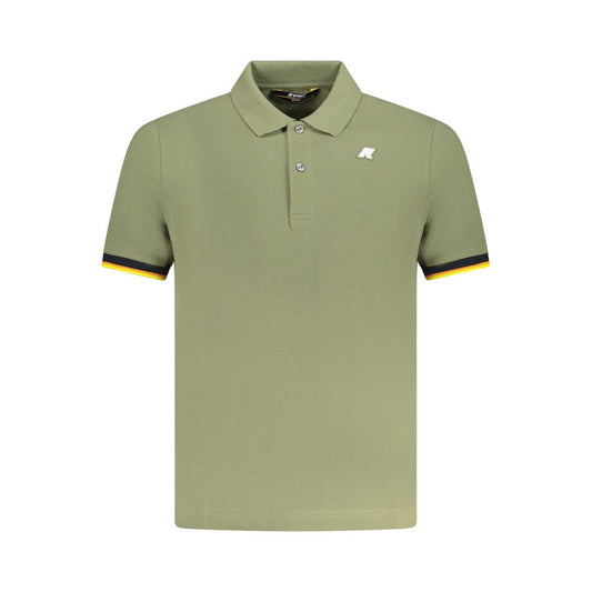 K-WAY Green Cotton Polo Shirt