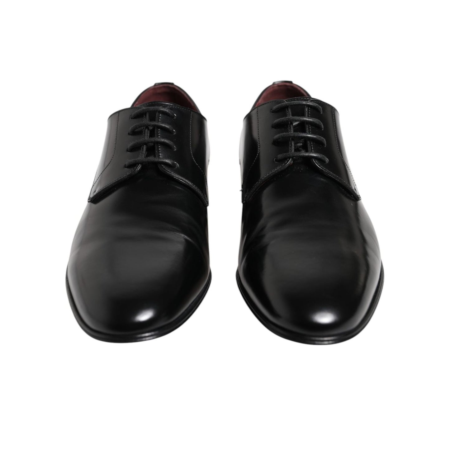 Dolce & Gabbana Black Leather Lace Up Derby Dress Formal Shoes MV7260-40