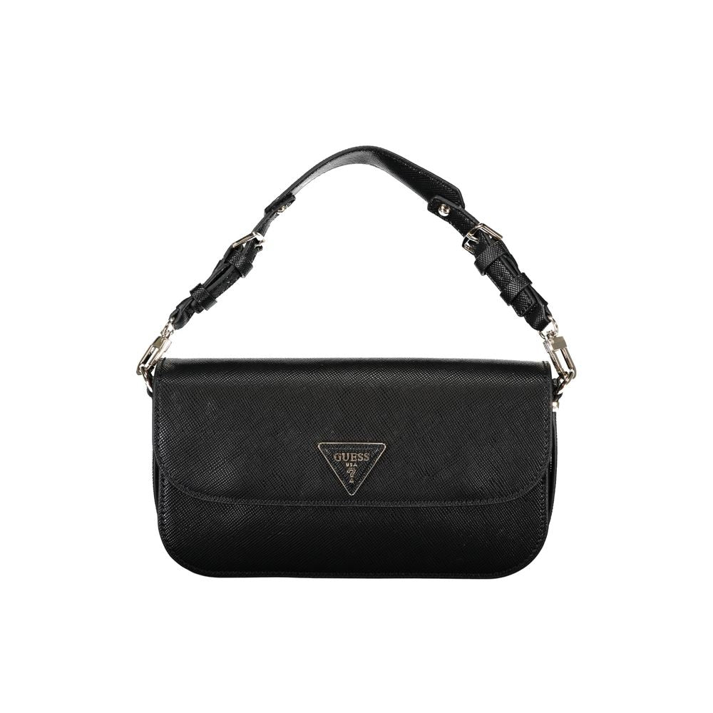 Guess Jeans Black Polyethylene Handbag GU-23431