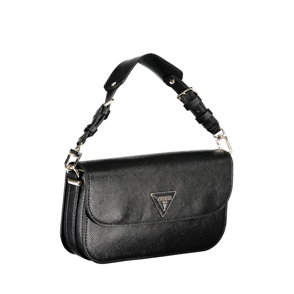Guess Jeans Black Polyethylene Handbag GU-23431