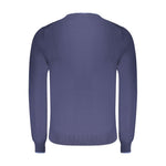 North Sails Blue Cotton Men Sweater
