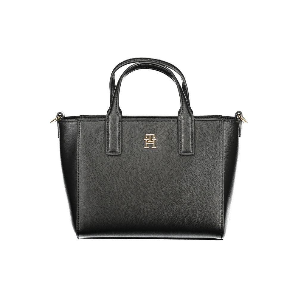 Tommy Hilfiger Black Polyester Women Handbag TO-36343