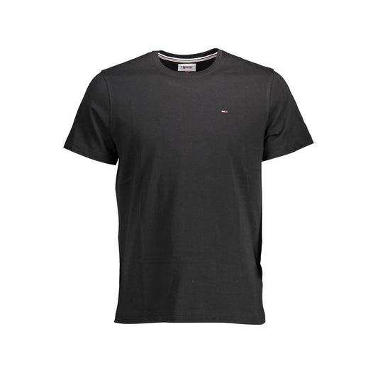 Tommy Hilfiger Black Organic Cotton Men T-Shirt