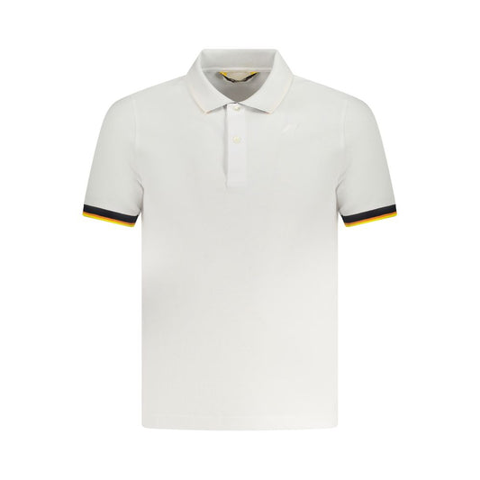 K-WAY White Cotton Polo Shirt