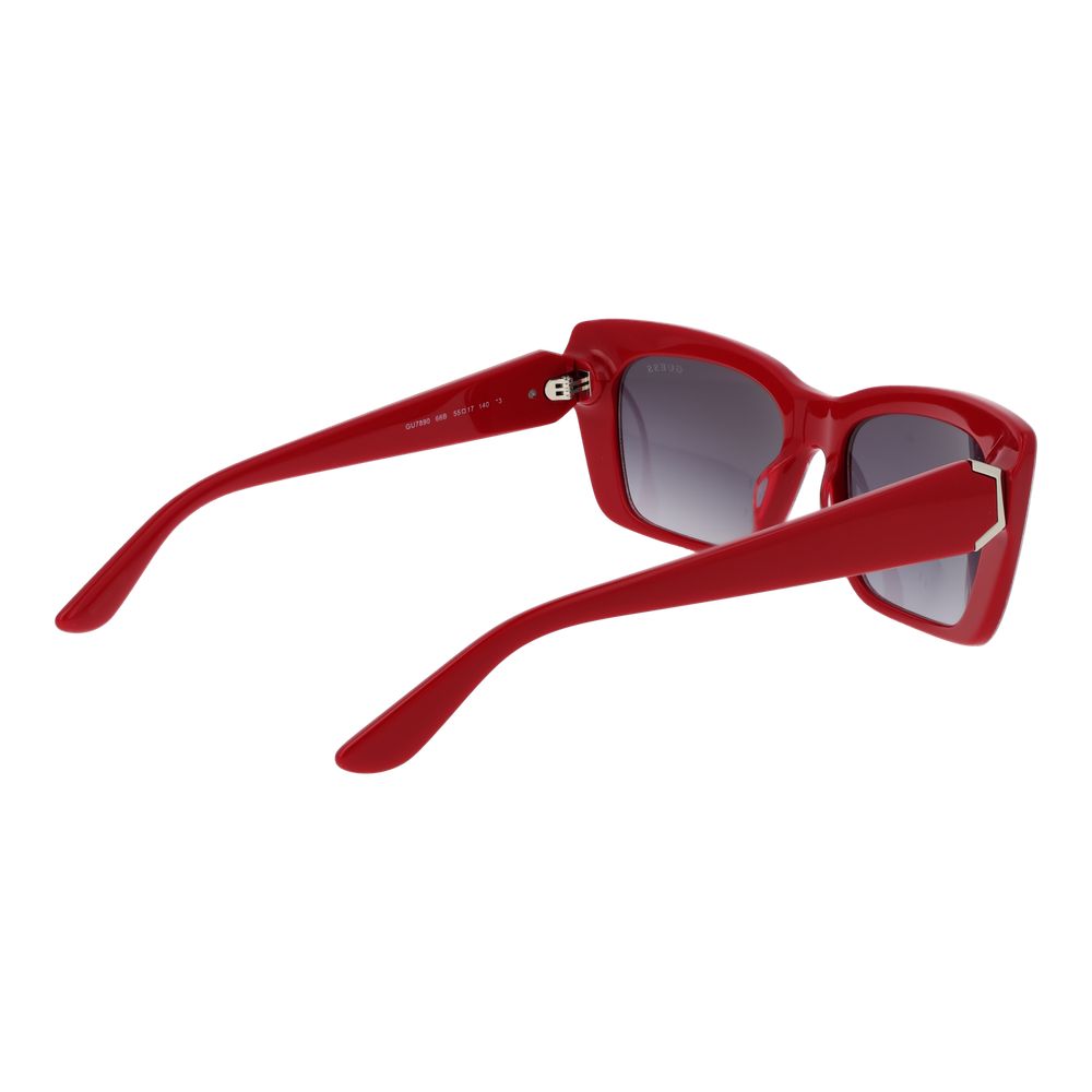 Guess Red Acetate Sunglasses