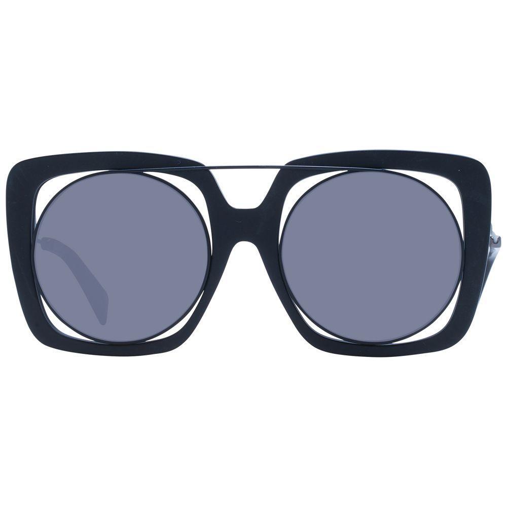 Yohji Yamamoto Black Unisex Sunglasses 1728,67345776800,Black,New with tags,Sunglasses,Unisex,Unisex Sunglasses - Sunglasses,Yohji Yamamoto Yohji Yamamoto YO-1058024