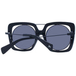 Yohji Yamamoto Black Unisex Sunglasses 1728,67345776800,Black,New with tags,Sunglasses,Unisex,Unisex Sunglasses - Sunglasses,Yohji Yamamoto Yohji Yamamoto YO-1058024