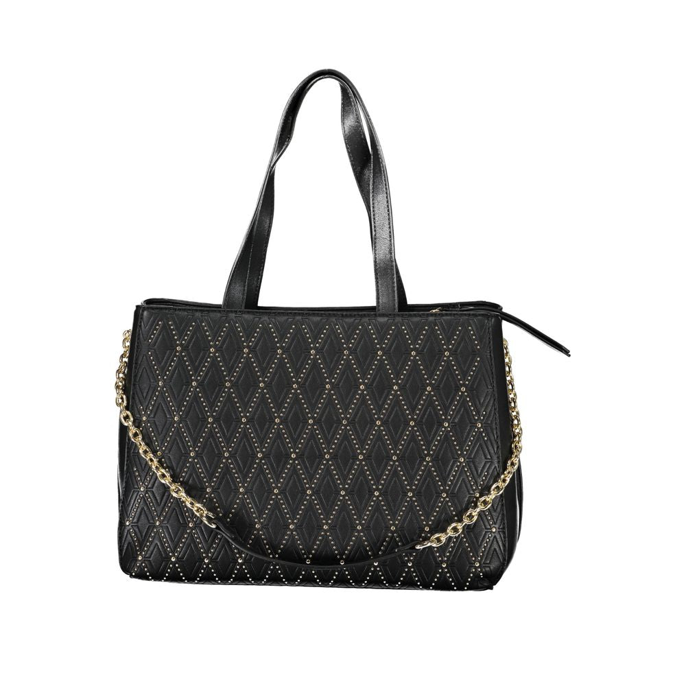 Mario Valentino Black Polyethylene Handbag VA-24259