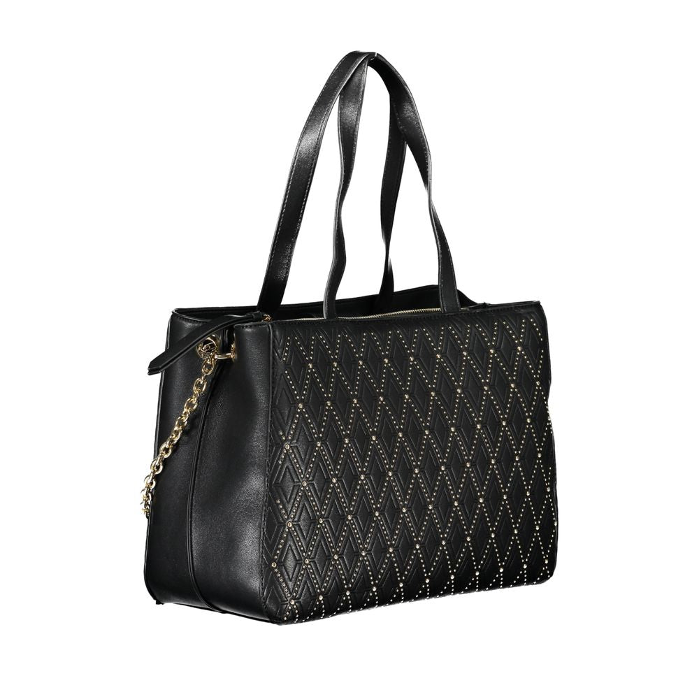 Mario Valentino Black Polyethylene Handbag VA-24259