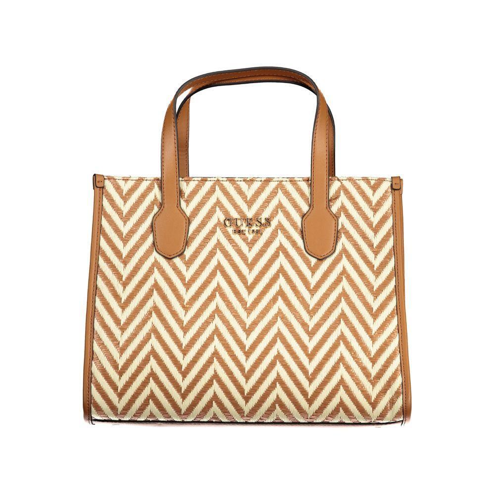 Guess Jeans Brown Cotton Handbag GU-30188