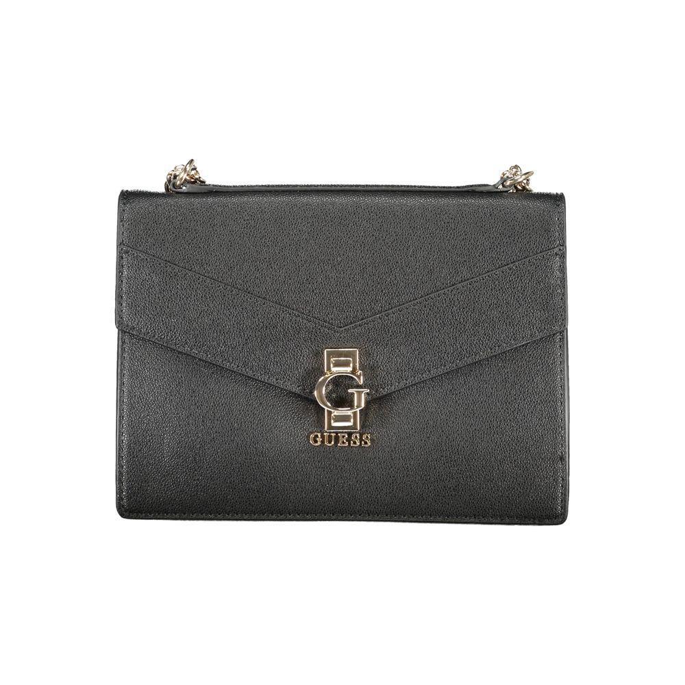Guess Jeans Black Polyethylene Handbag GU-30908