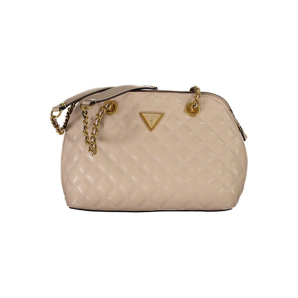 Guess Jeans Beige Polyethylene Handbag GU-31732