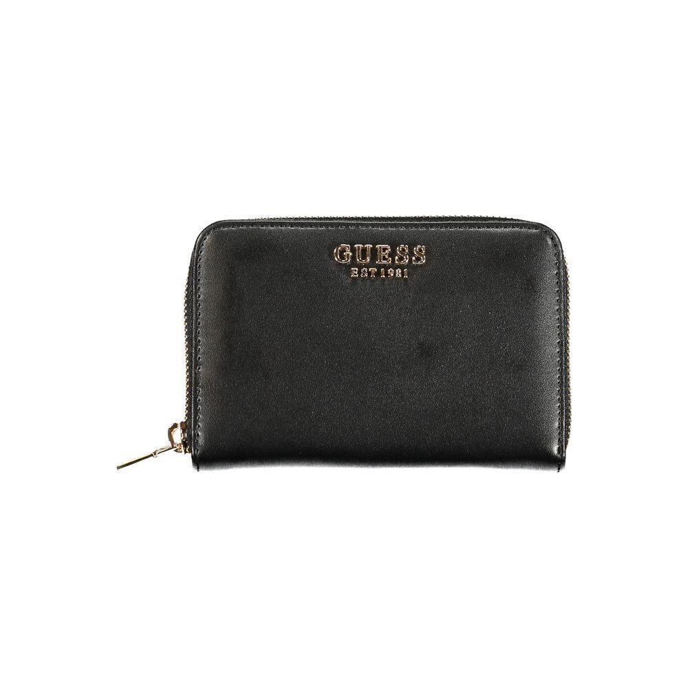 Guess Jeans Black Polyethylene Wallet GU-32204