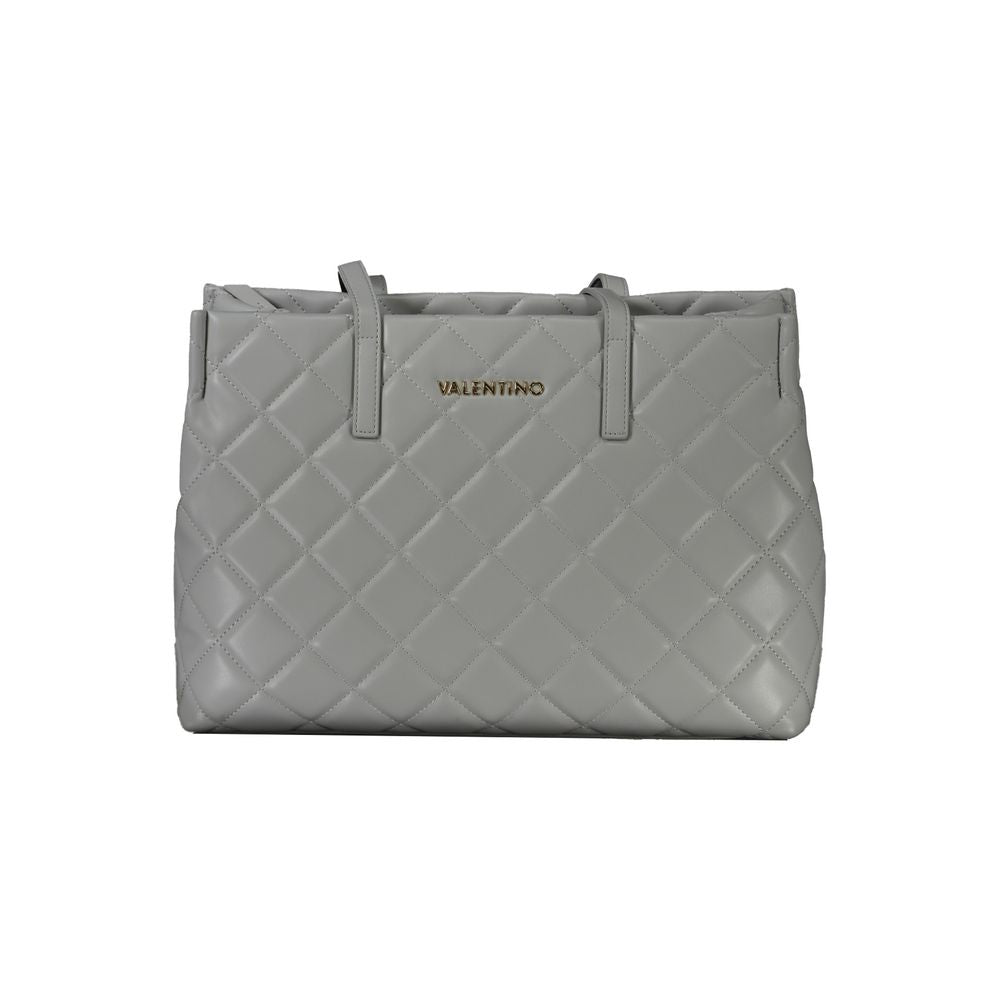 Mario Valentino Gray Polyethylene Handbag VA-32679