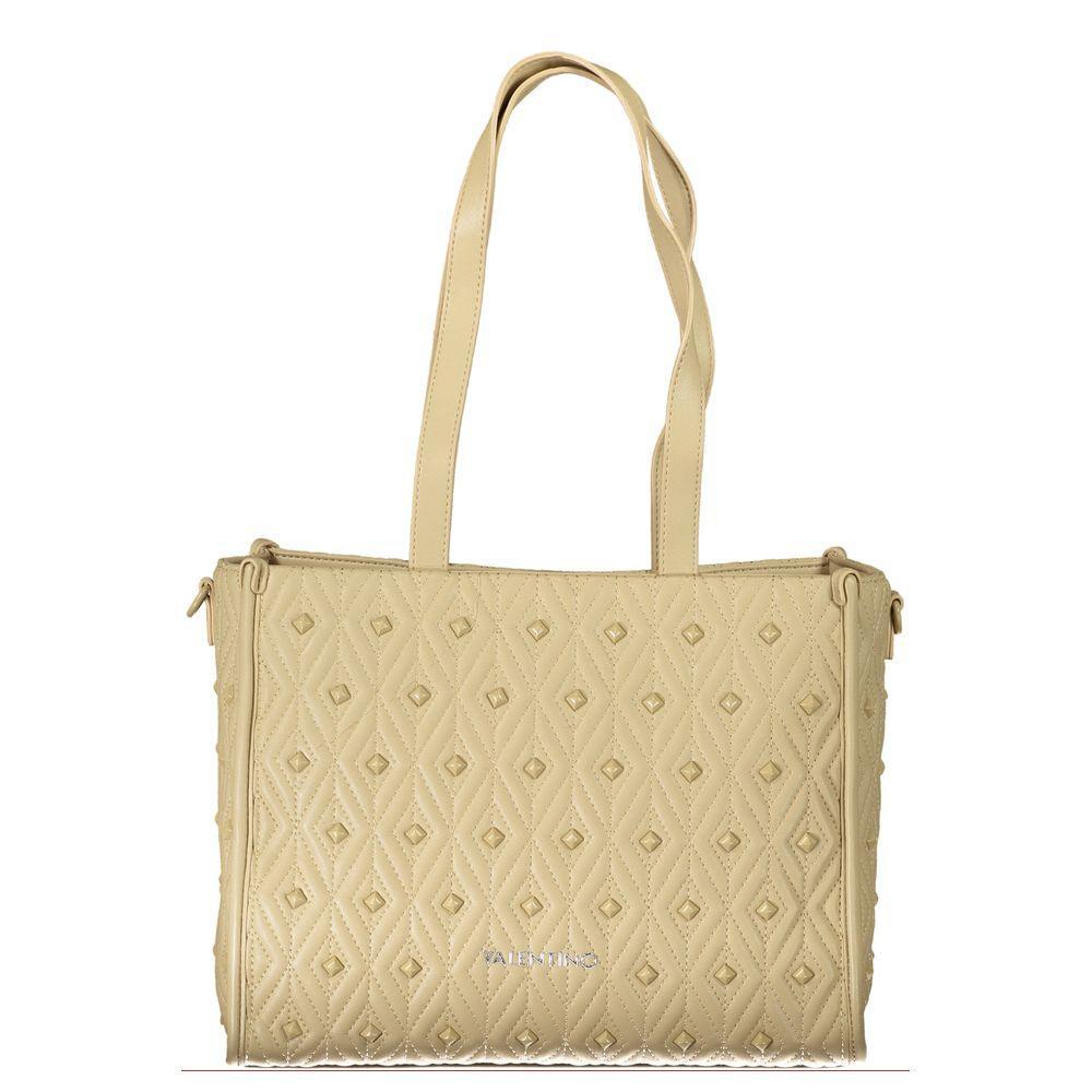 Mario Valentino Beige Polyester Handbag VA-32779