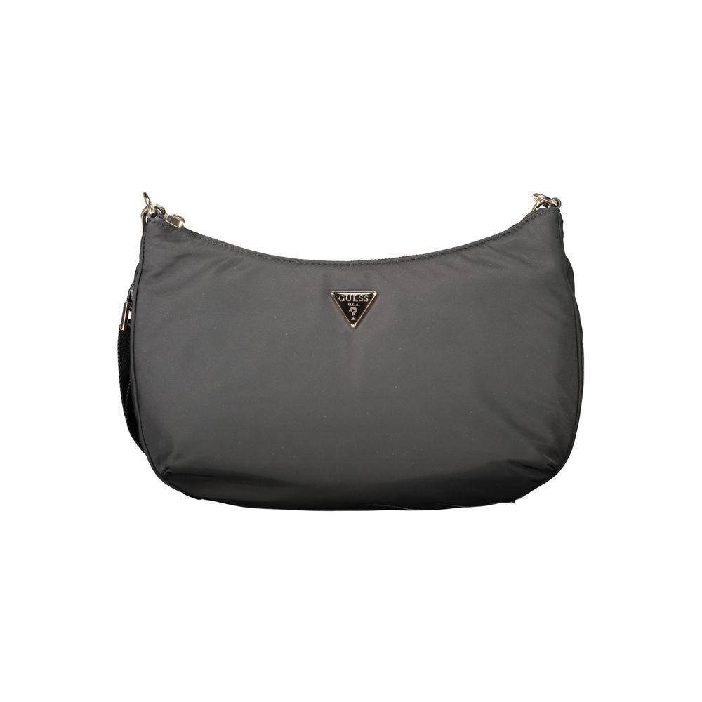 Guess Jeans Black Polyester Handbag GU-34071