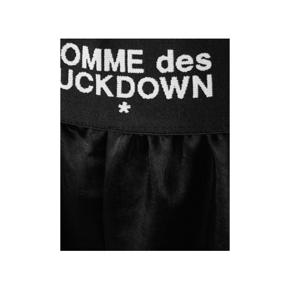 Comme Des Fuckdown Black Polyester Short CO-15671-XS