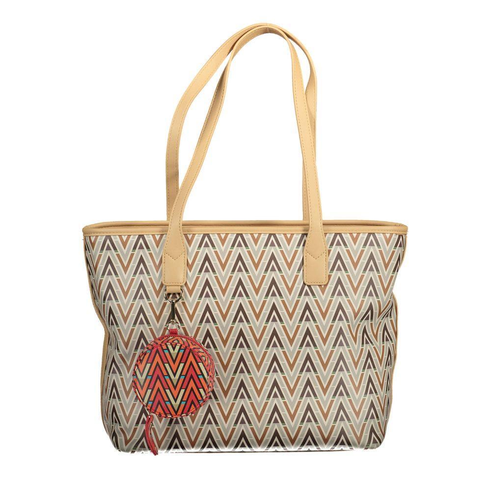 Mario Valentino Beige Polyethylene Handbag VA-13581