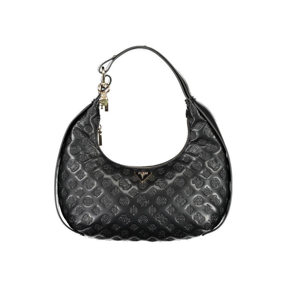 Guess Jeans Black Polyethylene Handbag GU-17267